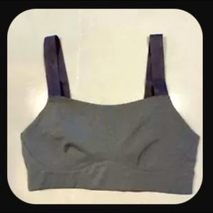 Fabletics gray sports bra sz S